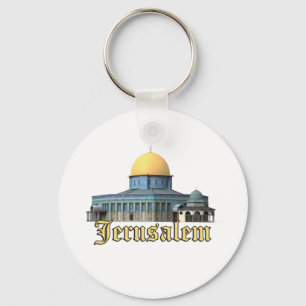 Den klassiska Jerusalemdalen i Sten-designen Nyckelring