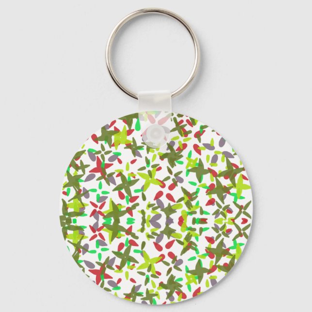 Den klassiska julen färg bright nyckelring (Framsida)