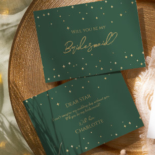 Den klassiska julen i Bröllop Frieri Bridesmaid Inbjudningar
