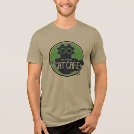 Den klassiska logotypdesignen för Alaska Cat Cafe T Shirt