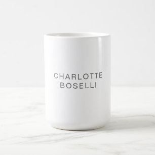 Den klassiska Professionellen för minimal Elegant Kaffemugg