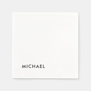 Den klassiska Professionellen för minimal Elegant Pappersservett