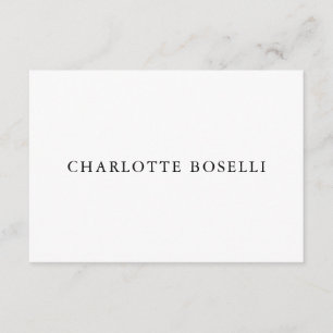 Den klassiska Professionellen för minimal Elegant  Tilläggskort