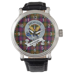 Den klassiska tidslösa Klan Carnegie Modern Badge Armbandsur