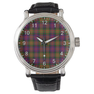 Den klassiska tidslösa Klan Carnegie Modern Tartan Armbandsur