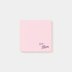 Den klibbiga kärlekmamman noterar post-it block
