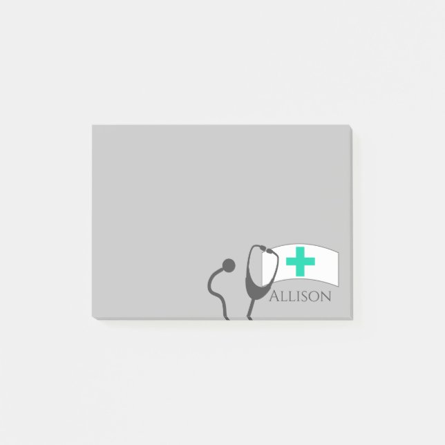 Den klibbiga sjuksköterskan noterar Posta-Det Post-it Block (Framsida)