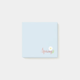 Den klibbiga våren noterar post-it block