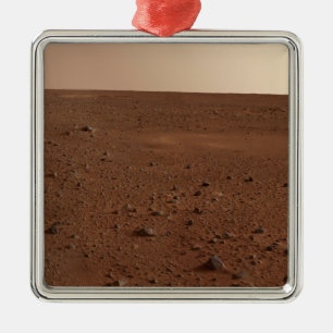 Den klippta yta i Mars Julgransprydnad Metall