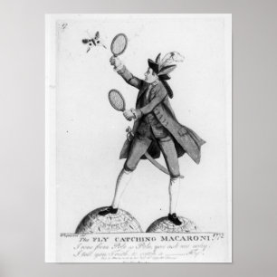 Den klipska fånga macaronien poster