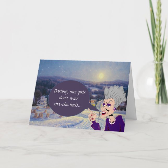 Den kloka gammala kvinnan Julhälsningar #3 (2015) Helgkort (Framsida)