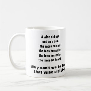 DEN KLOKA GAMMALA UGGLAmuggen Kaffemugg