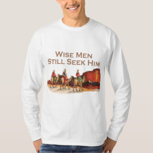 Den kloka manar stillar sökanden honom, jul tee shirt