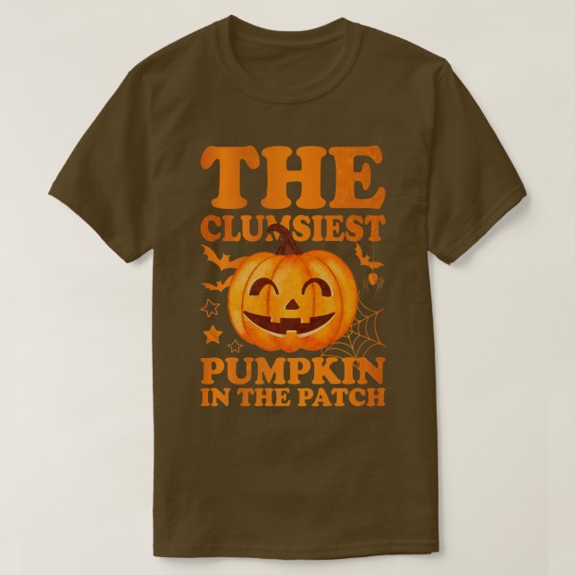 Den klumsidigaste Pumpkin i plåstret 4085 T Shirt (Design framsida)