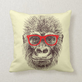 Den klyftiga gorillan kudder (gult) kudde