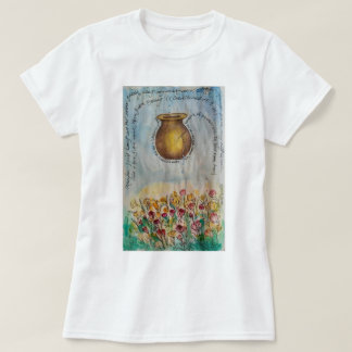 Den knäckte krukan tee shirt