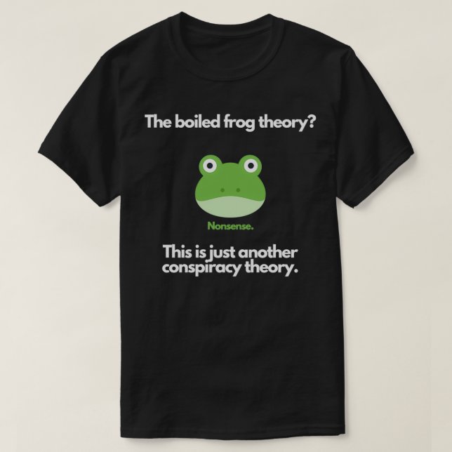 Den kokta groddteorien t shirt (Design framsida)