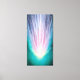 Den komet Leonard Canvastryck