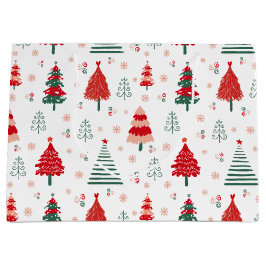 Den kommande skandinaviska jul i Träd Mönster