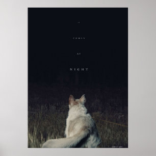 Den kommer på nattfilm grafik poster