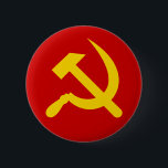 Den kommunistiska USSR ryssen bultar och Knapp<br><div class="desc">Den kommunistiska USSR ryssen bultar och skärasymbolet</div>