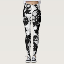 "Den komplexa ängeln", kvinnans baljor Leggings