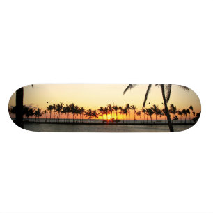 Den Kona solnedgången stiger ombord Skateboard Bräda 21,5 Cm