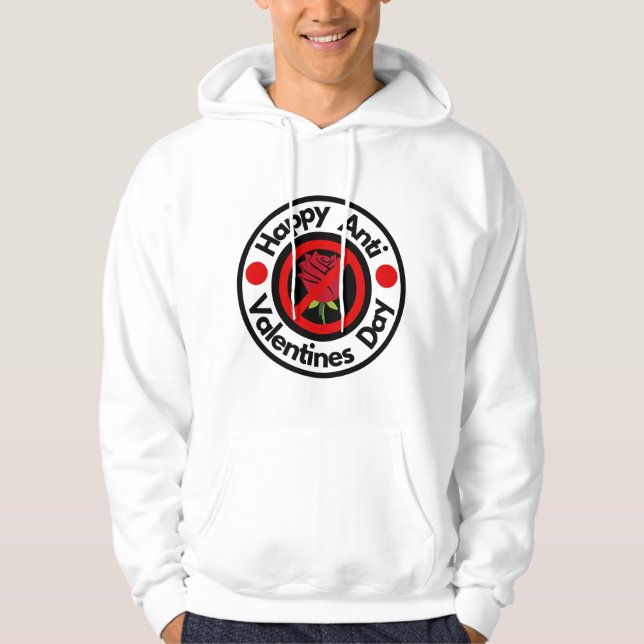 Den konstiga antiValentines day-dagen för singles  Hoodie (Framsida)