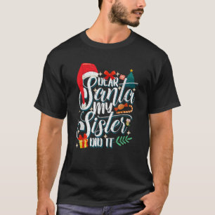 Den konstiga familjjulen, kära Santa My Brother gj T Shirt