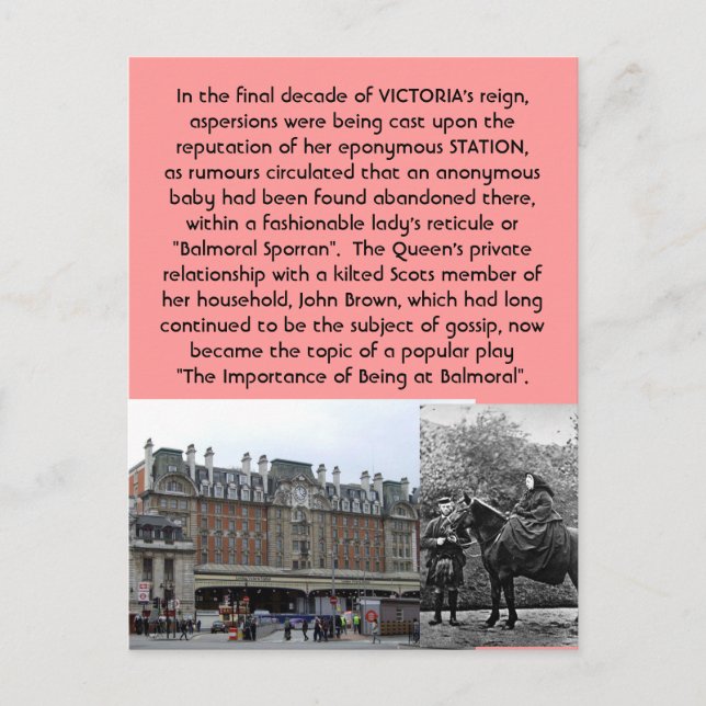 Den konstiga Fodral i Balmoral Sporran Scandal Vykort (Framsida)