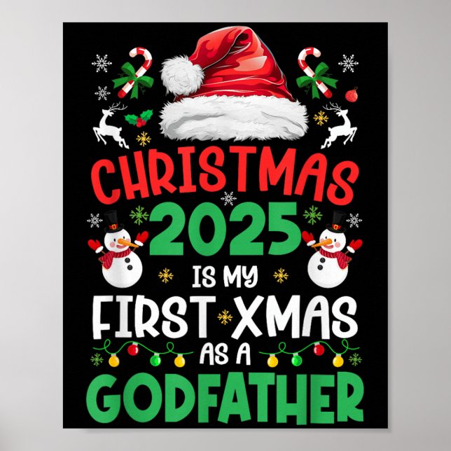 Den konstiga julen 2025 är mitt första Julafton so Poster (Framsidan)