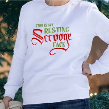 Den konstiga julklappningen Scrooge Ansikte