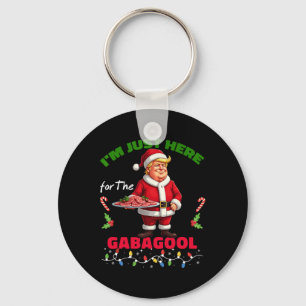 Den konstiga jultomten jag är här för Gabago Nyckelring