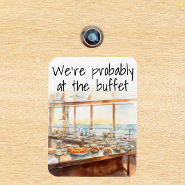 Den konstiga kryssningsmarkören vid Buffet Magnet