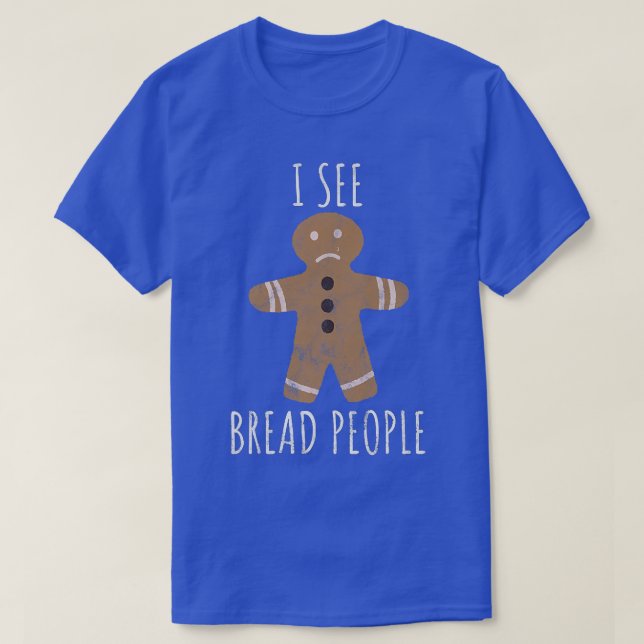 Den konstiga Pepparkaksgubben Pun Älskare Baking T Shirt (Design framsida)