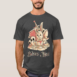 Den konstiga skräckbunny vid namn Evil Bunny med b T Shirt