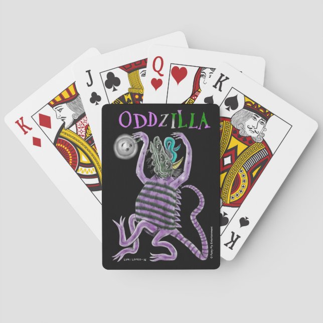 Den konstiga svanen av Oddzilla Casinokort (Baksidan)