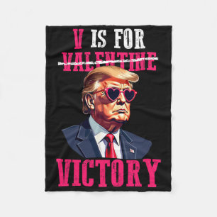 Den konstiga trumpen Alla hjärtans dag V är till f Fleecefilt