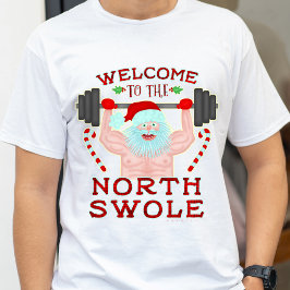Den konstige julen Jultomten Swole Weightlifter Tee