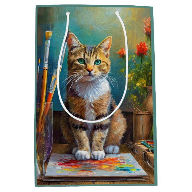 Den konstnärliga katten (Framsidan)