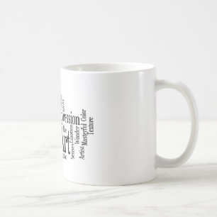 Den konstnärliga processaa idérika kaffemugg