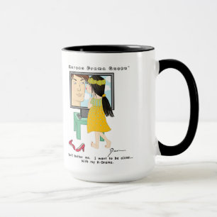 Den koreanska det dramaQueen™ K-Dramat muggen Mugg