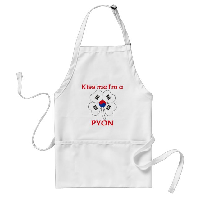 Den koreanska personligen kysser mig I-förmiddagen Förkläde (Framsidan)
