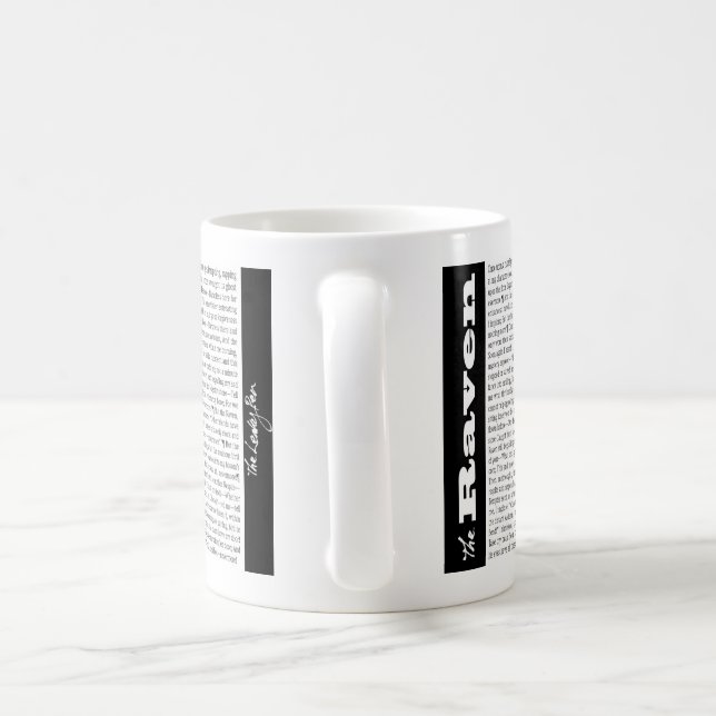 Den korpsvarta muggen kaffemugg (Handtag)