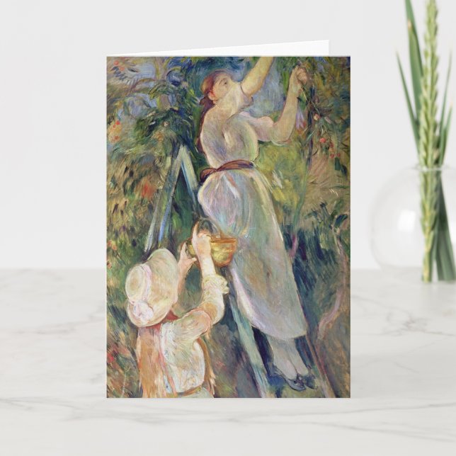 Den körsbärsröda pickeren kort (Framsida)