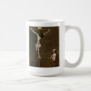 Den korsfäste Kristus med en målare Kaffemugg