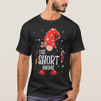 Den korta Gnome Matchande Familjen Jul Gnome Pa T Shirt