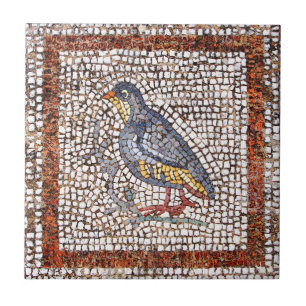Den Kos fågeln mosaiska keramiska Trivet belägge Kakelplatta