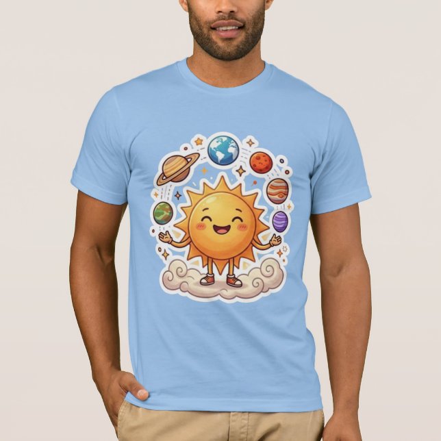 Den Kosmiska Jonglören T Shirt (Framsida)