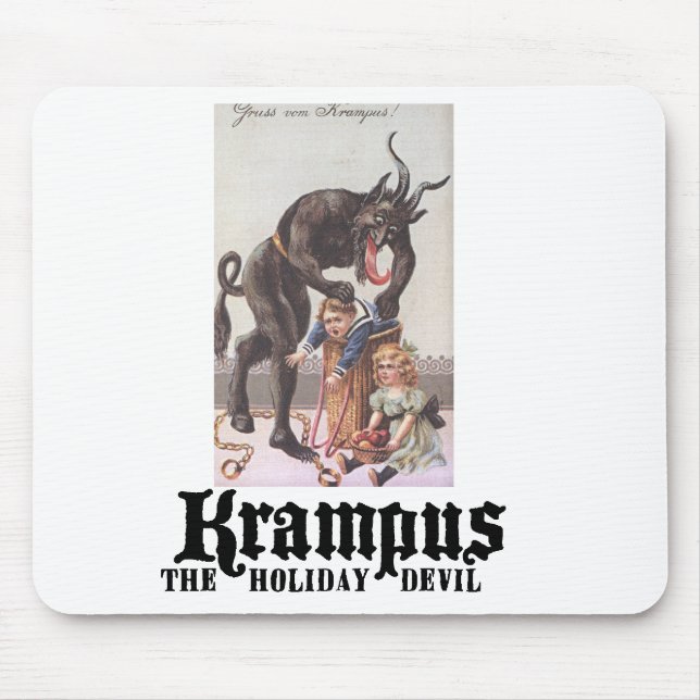 Den Krampus musen vadderar Musmatta (Framsidan)